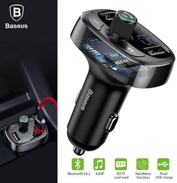 T-Typed Bluetooth MP3 Car Charger - Zabcart