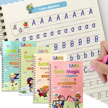 MAGICBOOK™ | KIDS PRACTICE COPYBOOK SET - Zabcart