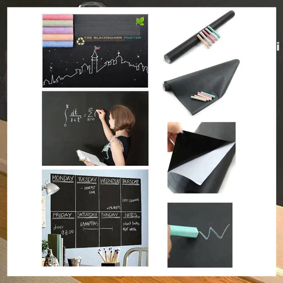 Black Board Sticker - Zabcart