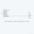 Telescopic Clothesline Clothes Drying Rope - Zabcart