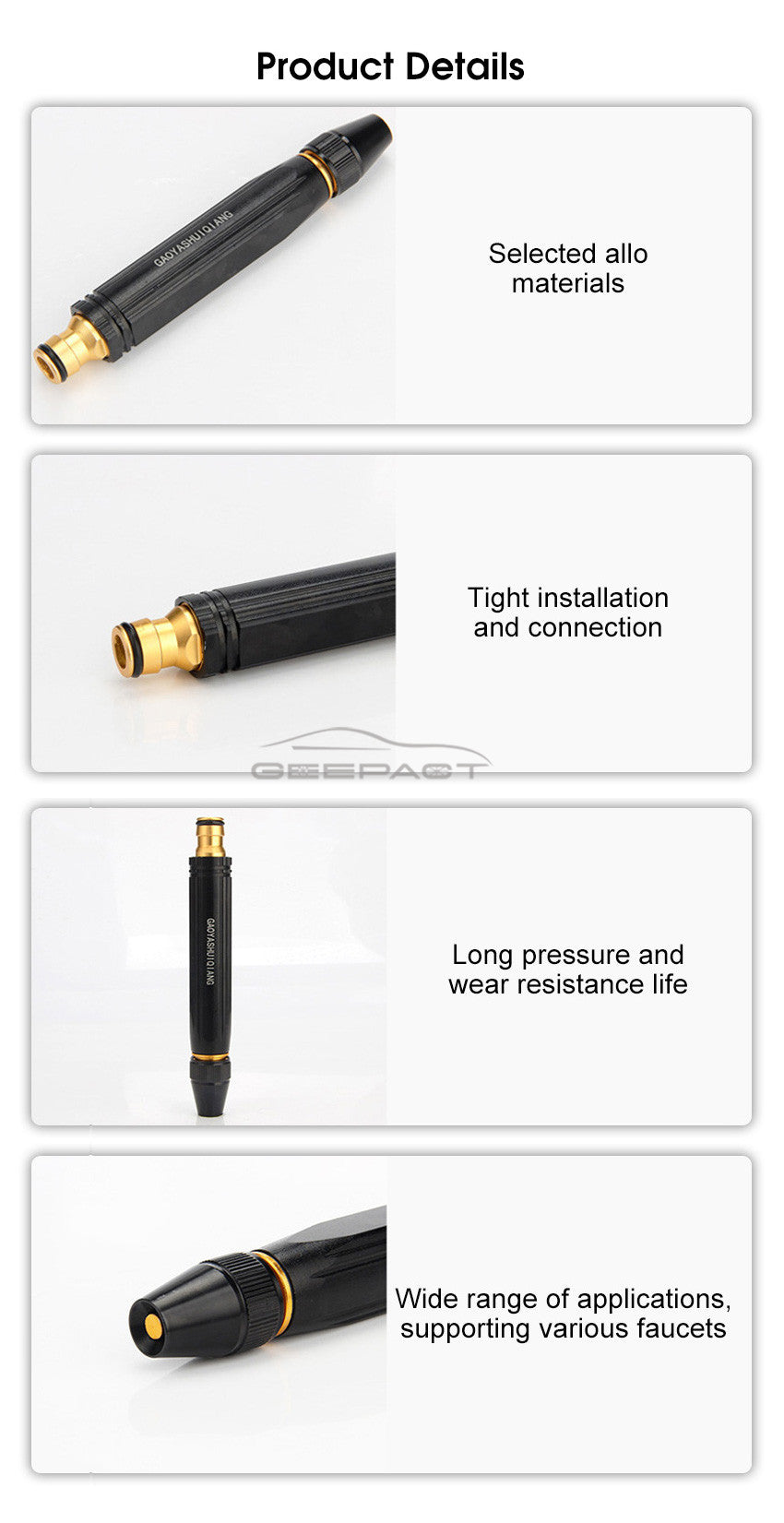 Portable Water Hose Nozzle - Zabcart
