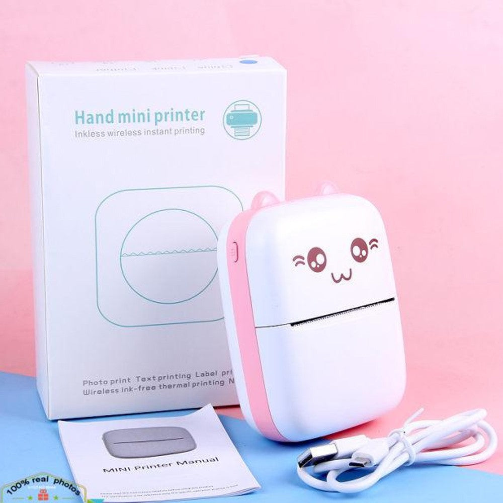 Portable Mini Pocket Printer BT Thermal Printer - Zabcart