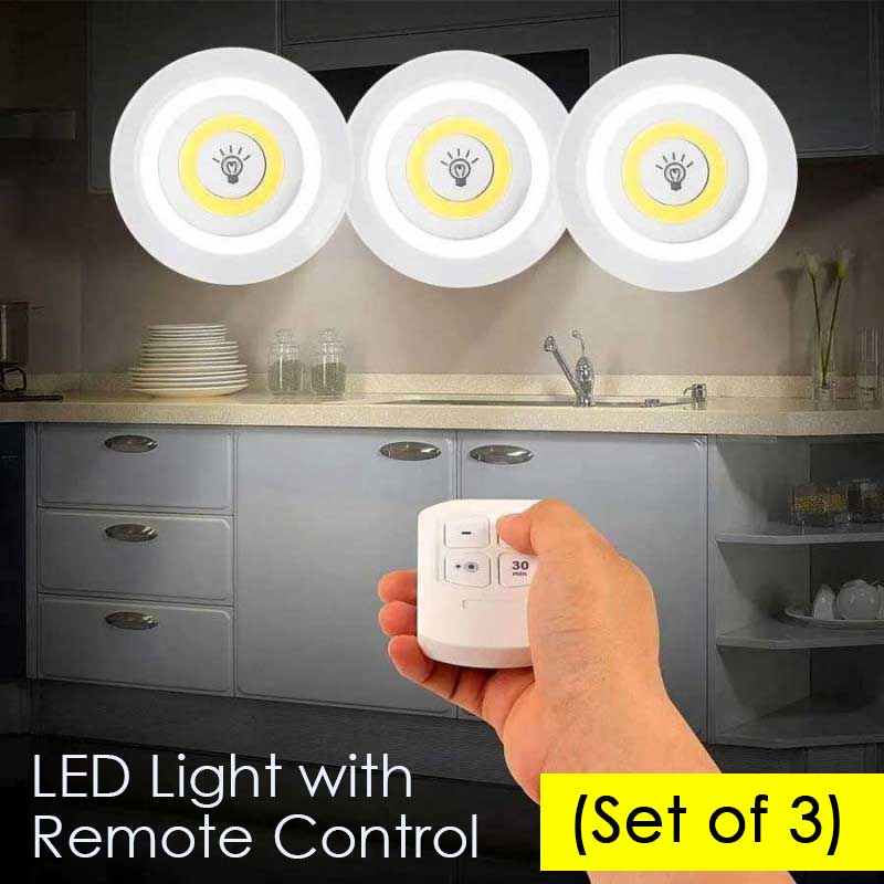 LED Light With Remote Control - Zabcart