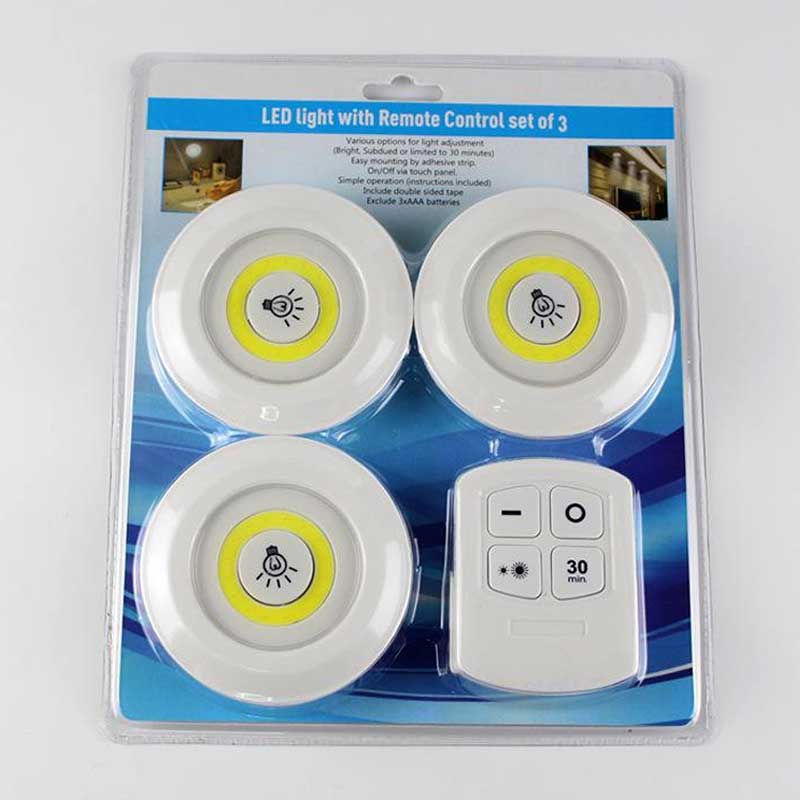 LED Light With Remote Control - Zabcart
