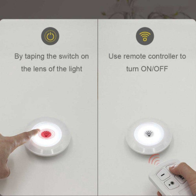 LED Light With Remote Control - Zabcart