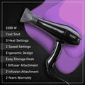 Wahl 5439-024 Super Dry Professional Styling Hair Dryer, Black - Zabcart