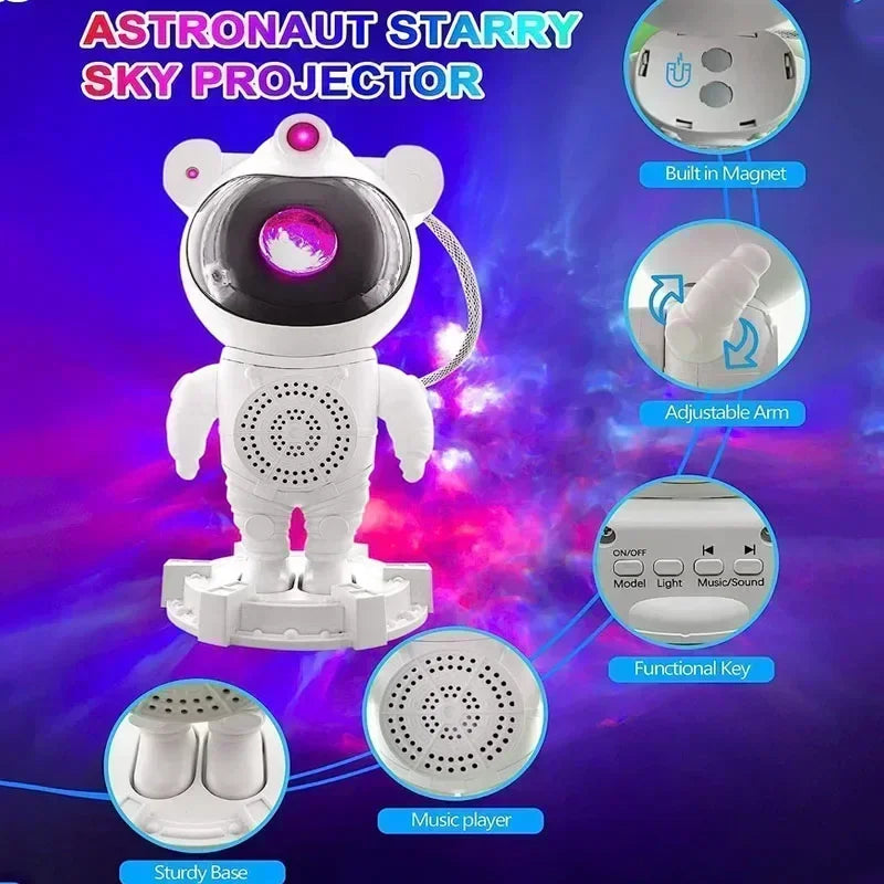 Star Galaxy Projector Space Night Light - Zabcart