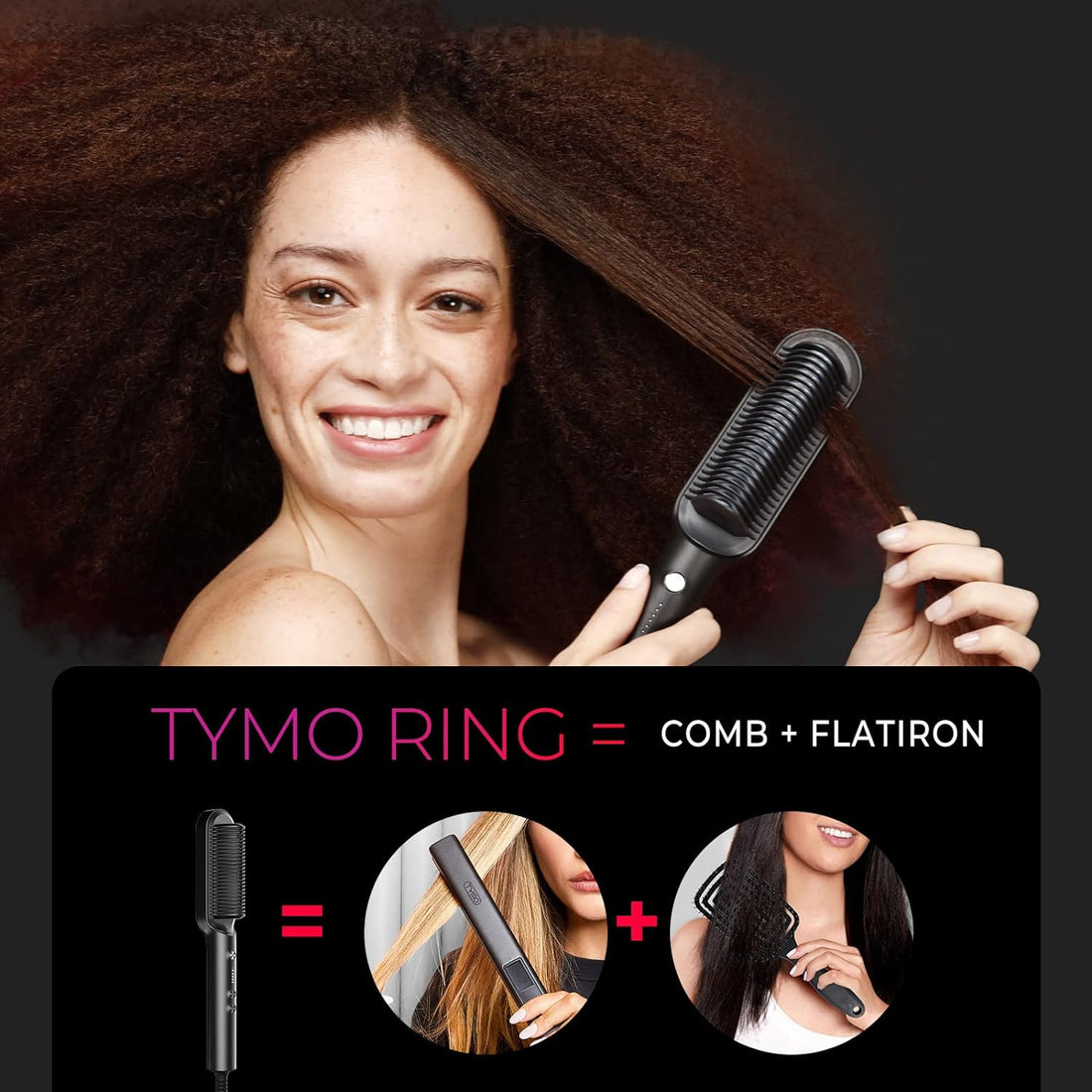 TYMO Hair Straightener Comb - Zabcart