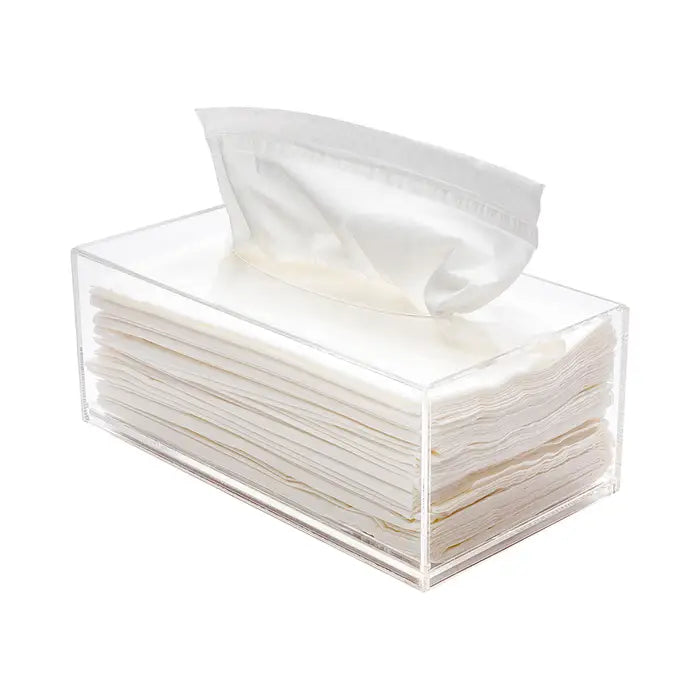 Clear Tek Acrylic Tissue Box - Zabcart