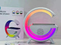 G SHAPED RGB LIGHT TABLE LAMP WITH WIRELESS CHARGER - Zabcart