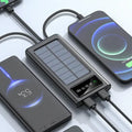 SOLAR POWER BANK 20000 MAH | FAST CHARGING | 4-BUILT IN CABLES - Zabcart