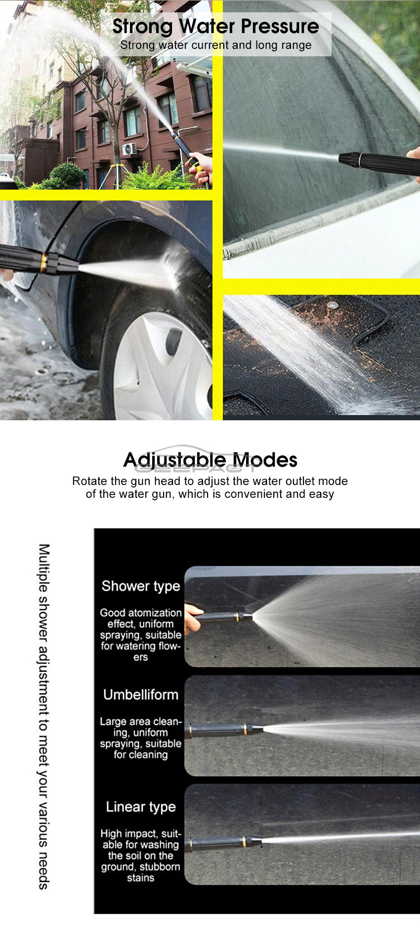 Portable Water Hose Nozzle - Zabcart