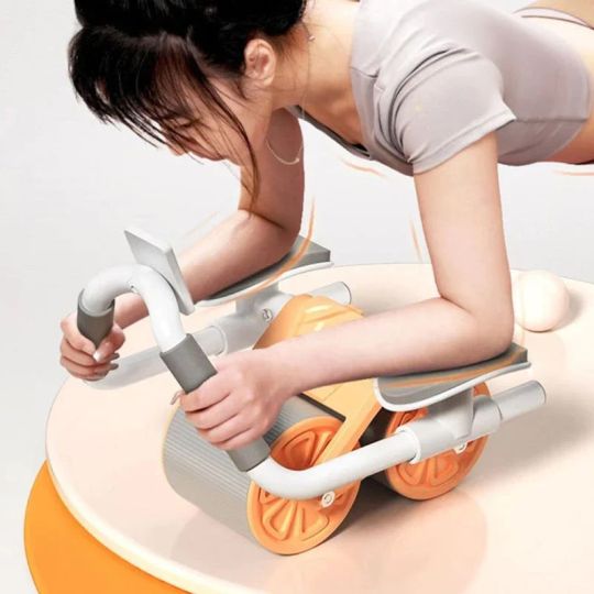 AUTOMATIC REBOUND AB ABDOMINAL EXERCISE ROLLER - Zabcart