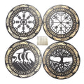 Viking Decor Wooden Wall Art Nordic - Zabcart