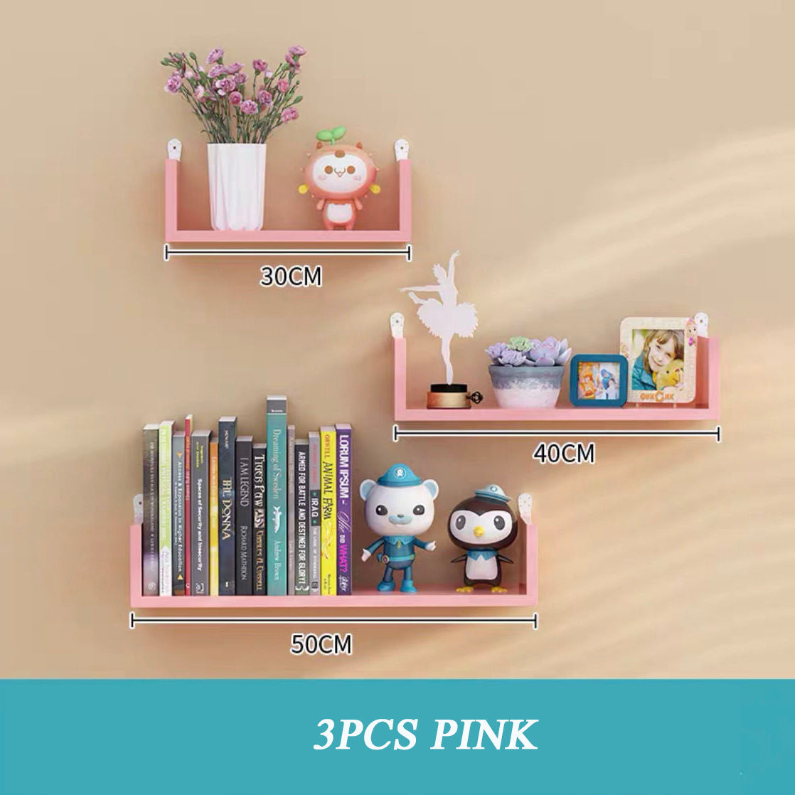Wooden Wall Hanging Shelves Living Room Decor - Zabcart