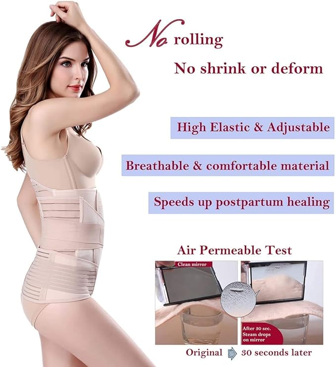 3-in-1 Abdominal & Back Support Belt - Zabcart