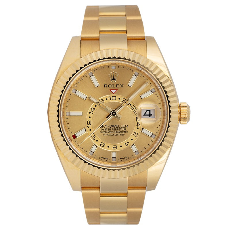 ROLEX SKY DWELLER 42mm MENS WATCH - Zabcart