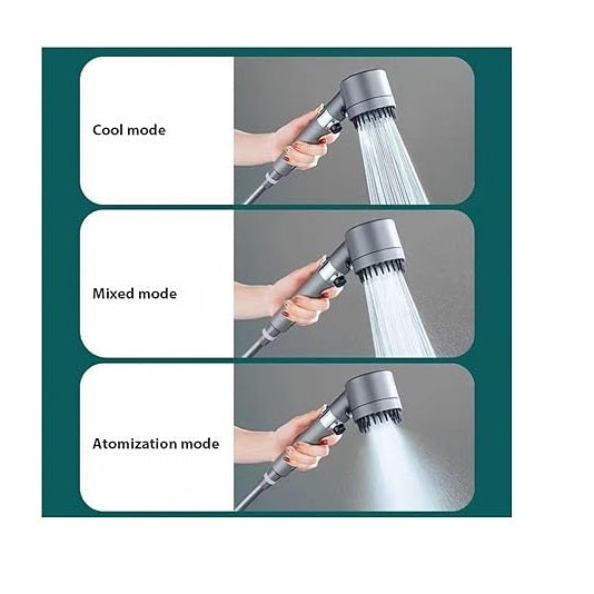 3 Modes Shower Head - Zabcart