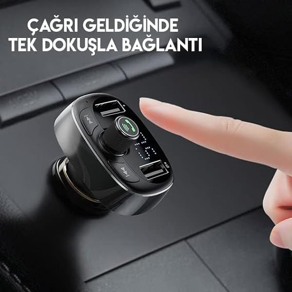 T-Typed Bluetooth MP3 Car Charger - Zabcart