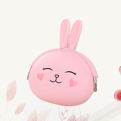 Cartoon Rabit Design Coin Case (Pair of 2) - Zabcart