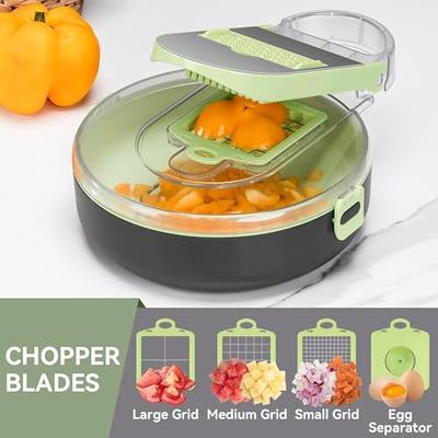 9in1 Vegetable Slicer, Multifunctional Fruit Slicer, Manual Food Grater, Vegetable Grater, Cutter With Container - Zabcart