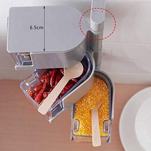 3 Layers Sticking Rotary Seasoning Kitchen Organizor - Zabcart
