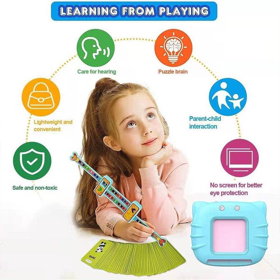 Card Early Education Device FlashSpeak Educational Flash Cards - Zabcart
