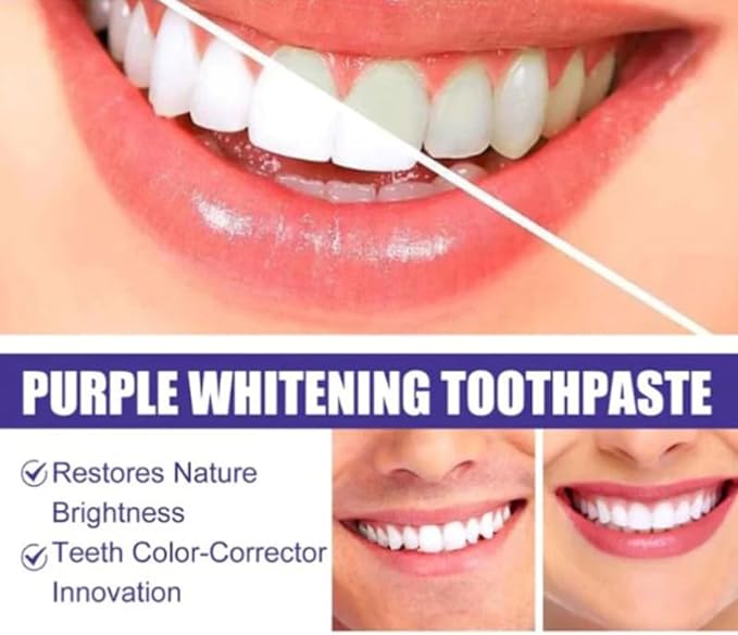 Purple Whitening Toothpaste - Zabcart