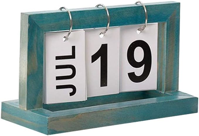 Wooden Vintage Home Calendar - Zabcart
