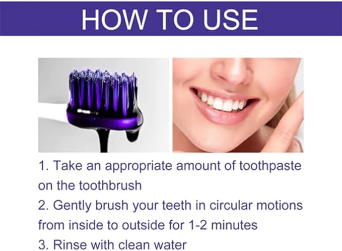 Purple Whitening Toothpaste - Zabcart