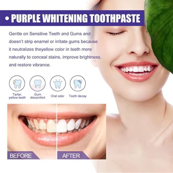 Purple Whitening Toothpaste - Zabcart