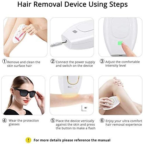 Mini IPL Hair Removal System Light Epilator - Zabcart