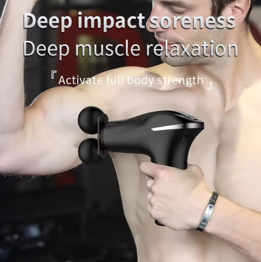 Electric Double Muscles Massager Gun - Zabcart