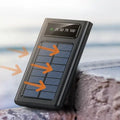 SOLAR POWER BANK 20000 MAH | FAST CHARGING | 4-BUILT IN CABLES - Zabcart