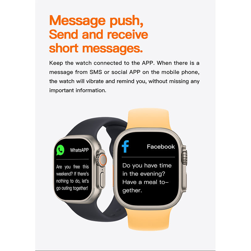 T800 Smartwatch 1.99 inch - Zabcart