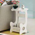 White Round Coffee Tea Table - Zabcart
