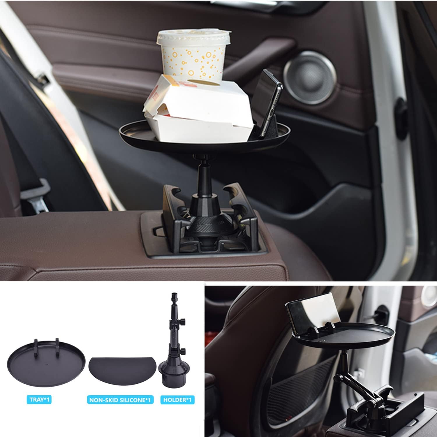 Cup Holder Food Tray - Zabcart