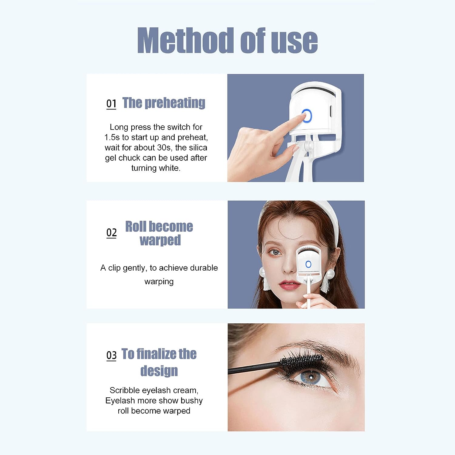 Electric Eyelash Curler Heated - Zabcart