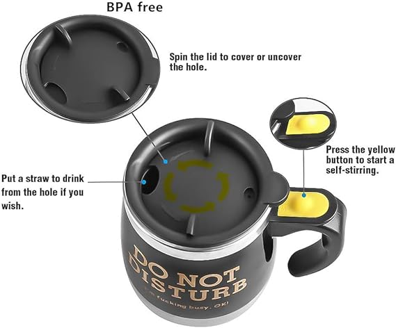 Self Stirring Mug - Zabcart