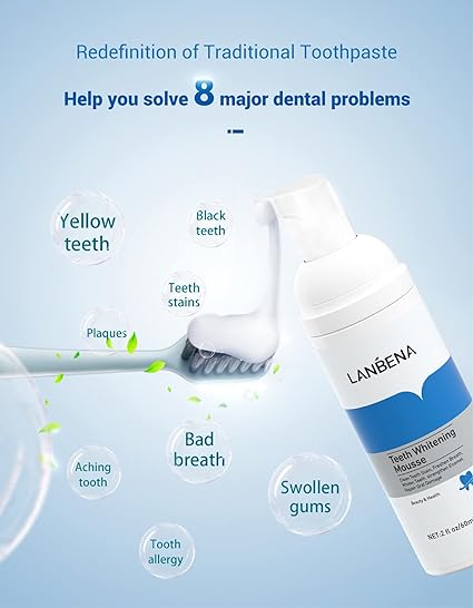 Teeth Whitening Mousse - Zabcart