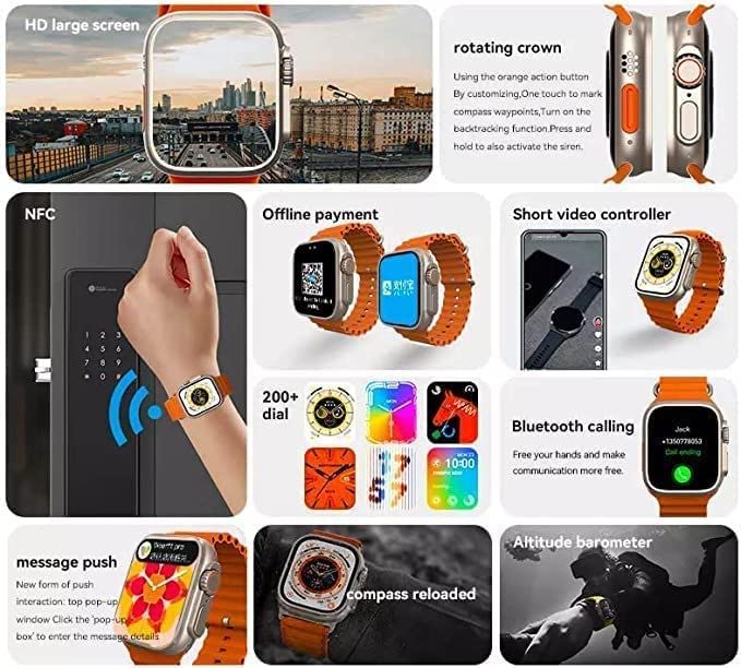 T800 SMARTWATCH - Zabcart