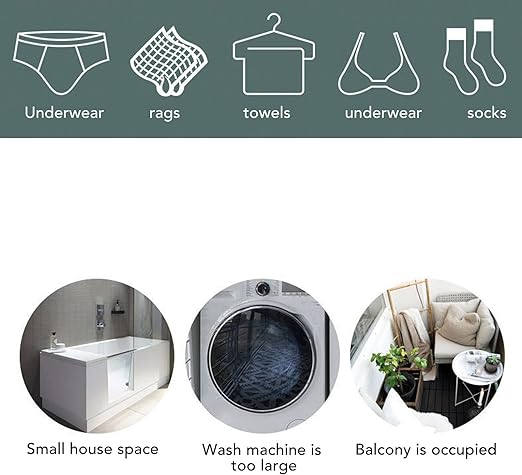 2 in 1 Mini Washing Machine - Zabcart