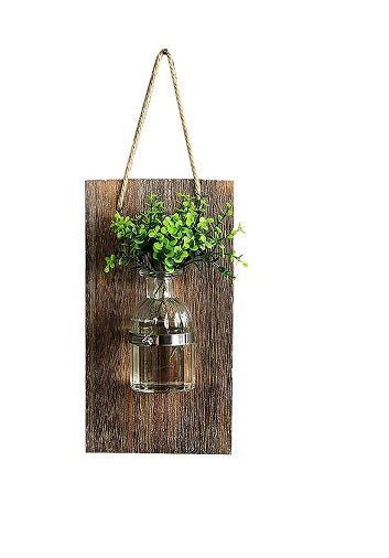 Wall Mount Decoration Piece With Jar - Zabcart