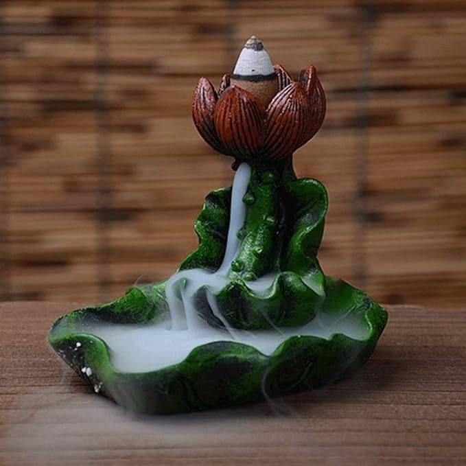Leaf Shaped Backflow Incense Burner - Zabcart