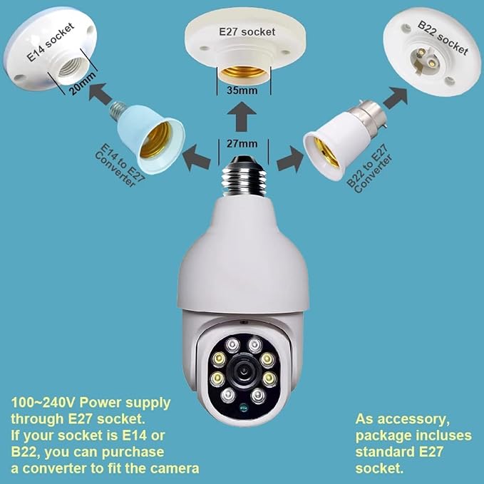 Security Camera with LED Lights - Zabcart