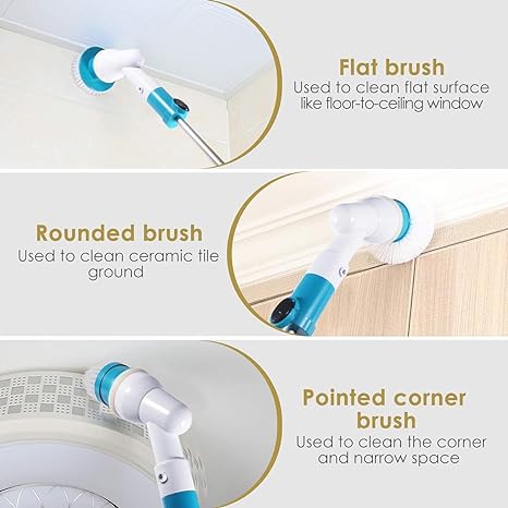 3 in 1 Electric Spin Scrubber Machine - Zabcart
