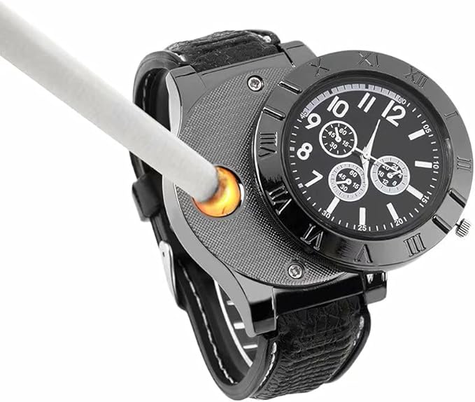 New Military USB Lighter Watch Men's - Zabcart