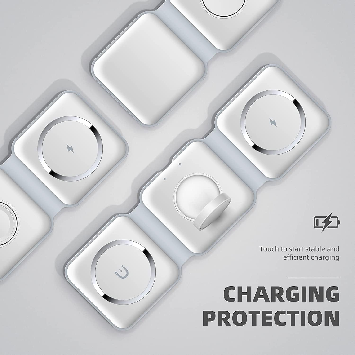 3-in-1 Wireless Charging Pad - Zabcart