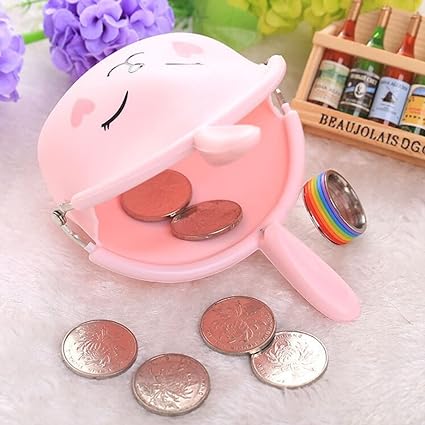 Cartoon Rabit Design Coin Case (Pair of 2) - Zabcart