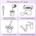 Mini Makeup Brush Cleaner - Zabcart